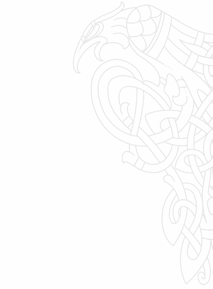 Eagle Knotwork Left Illustration