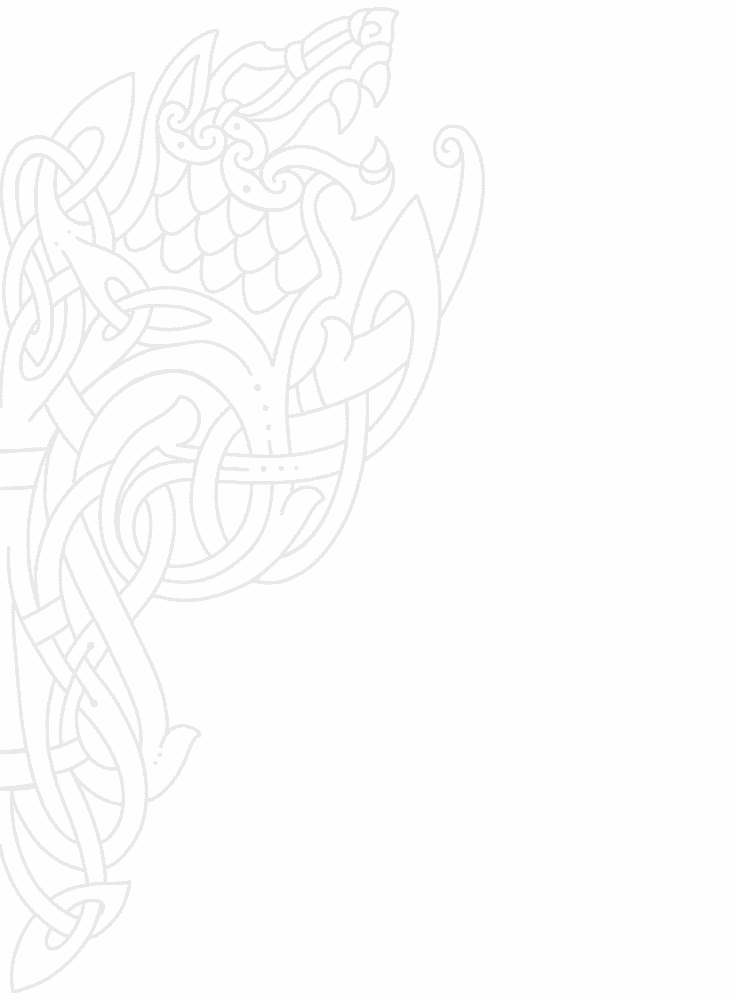 Lion Knotwork Left Illustration