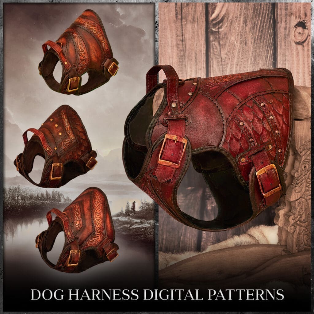 Assorted Dog Harness Pattern Set