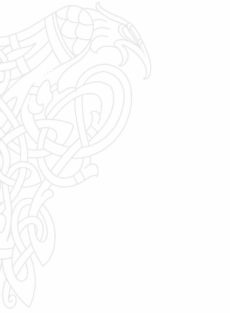 Eagle Knotwork Right Illustration