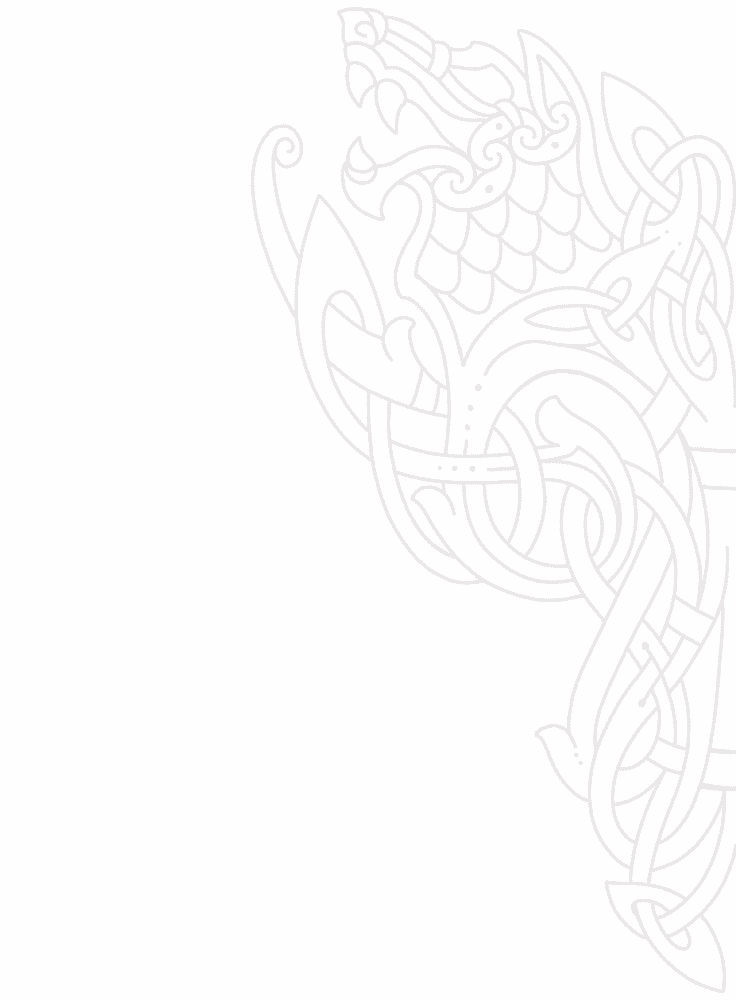 Lion Knotwork Right Illustration