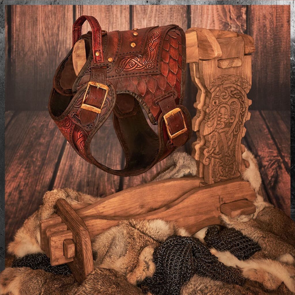 Norse Wooden Harness Display Stand Digital Pattern