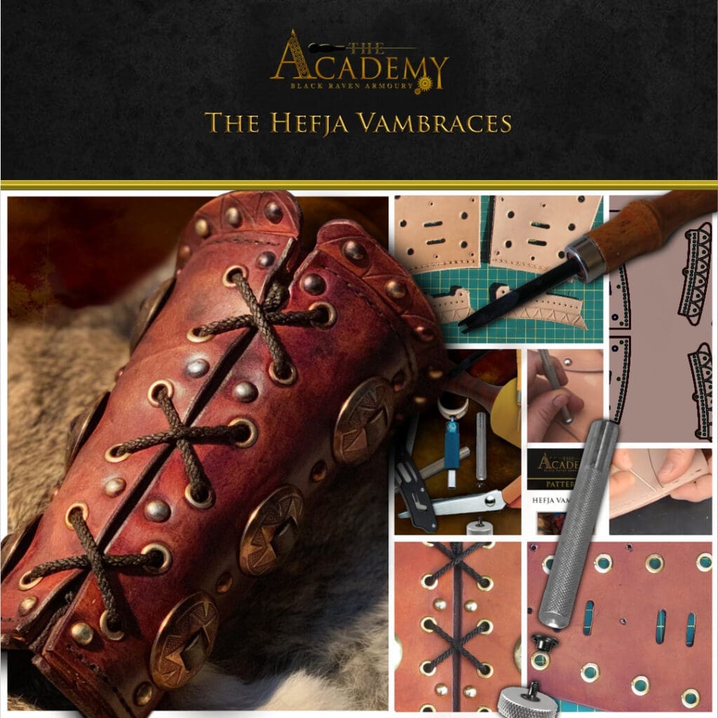 Hefja Vambraces Pattern