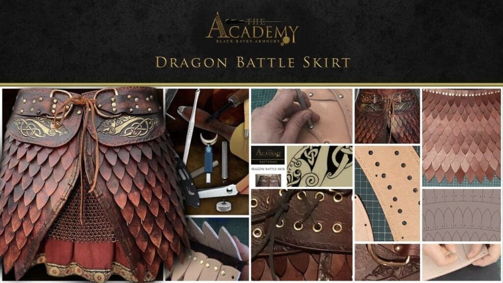 The Dragon Queen Full Armour 3 Piece Pattern Set