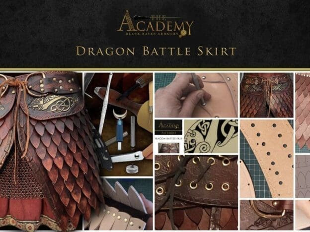 The Dragon Queen Full Armour 3 Piece Pattern Set