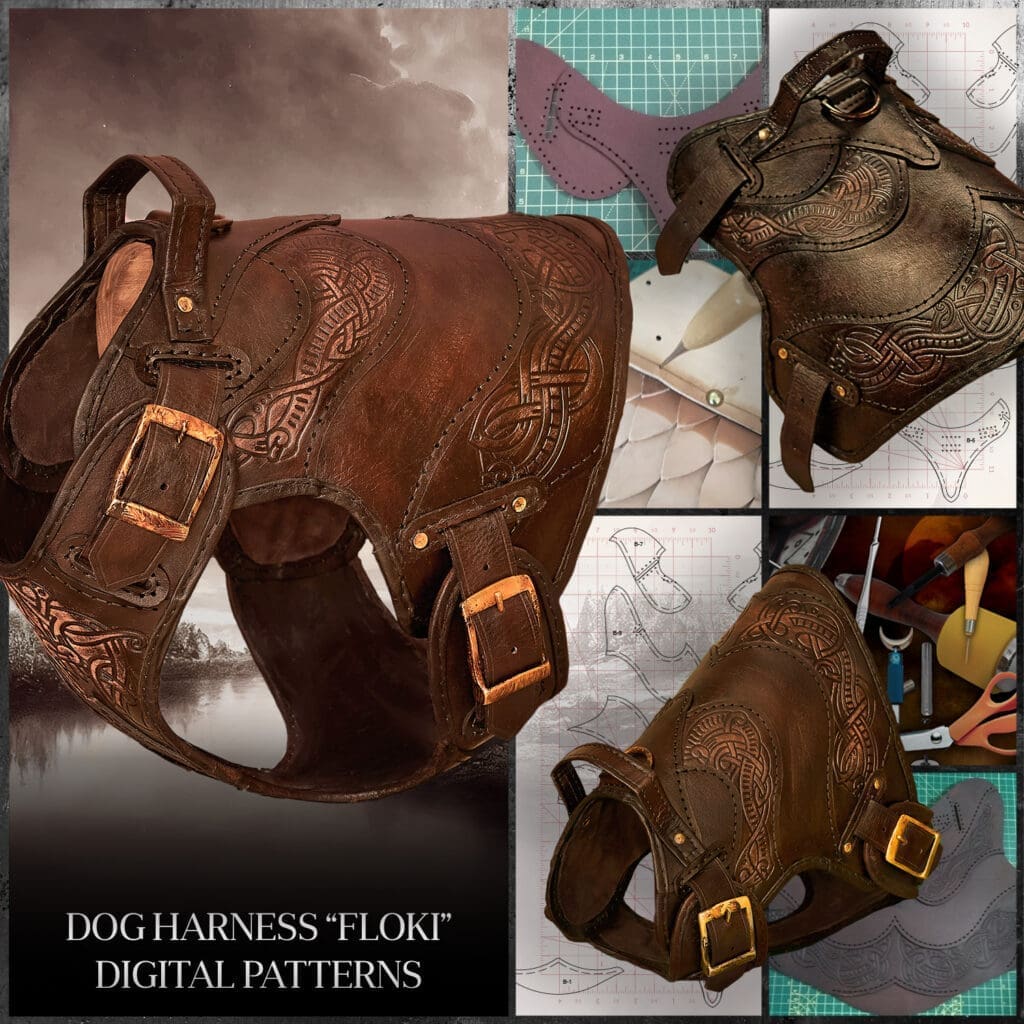 Floki Dog Harness Pattern Set